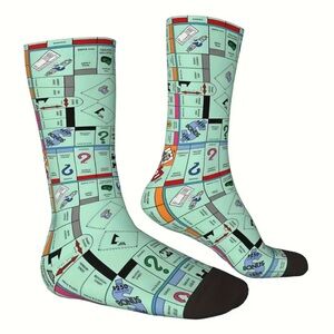 Monopoly Board Game Casual Socks